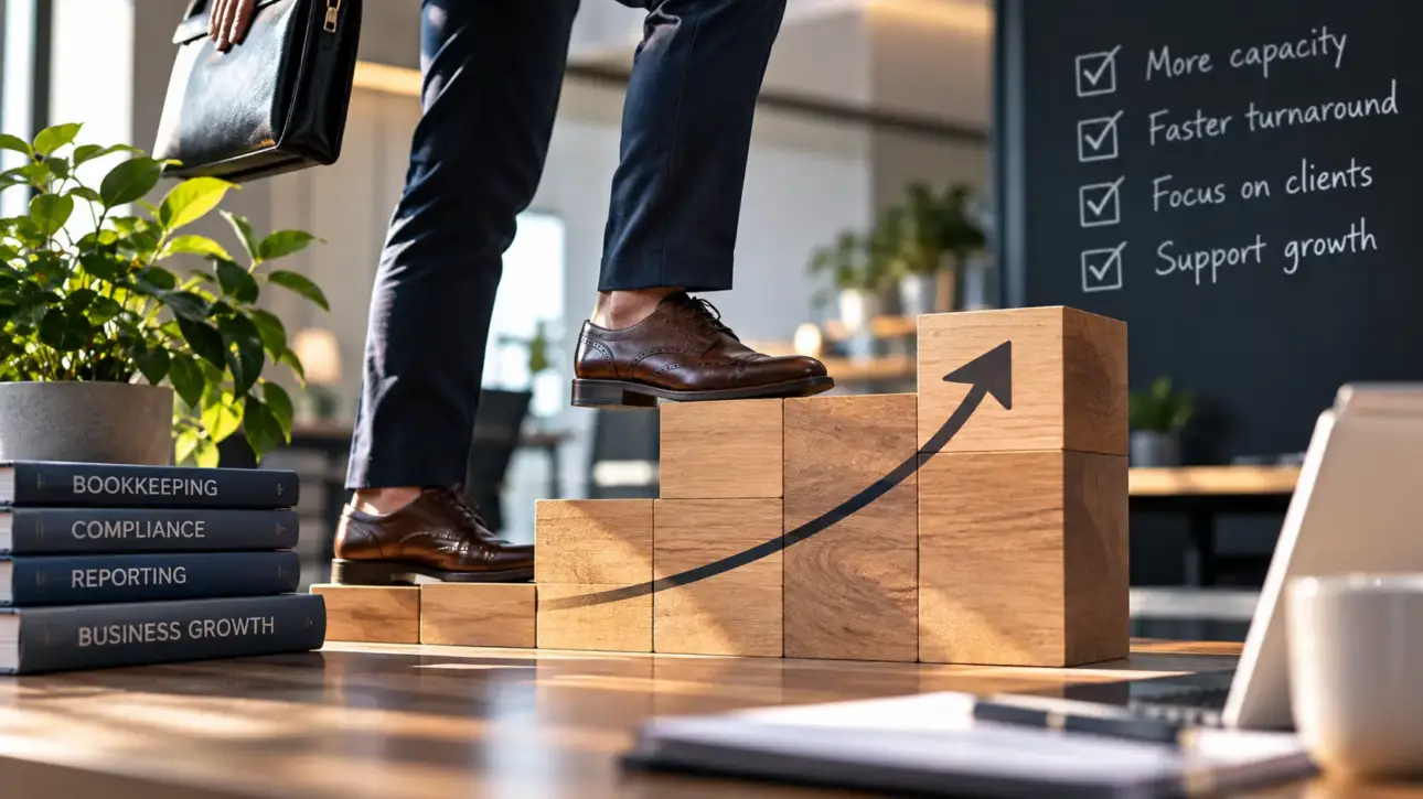 Business growth supported by additional accounting capacity