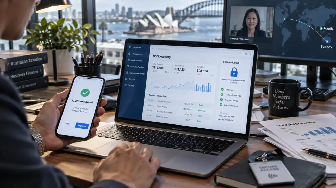 Secure offshore bookkeeping access for an Australian accounting firm