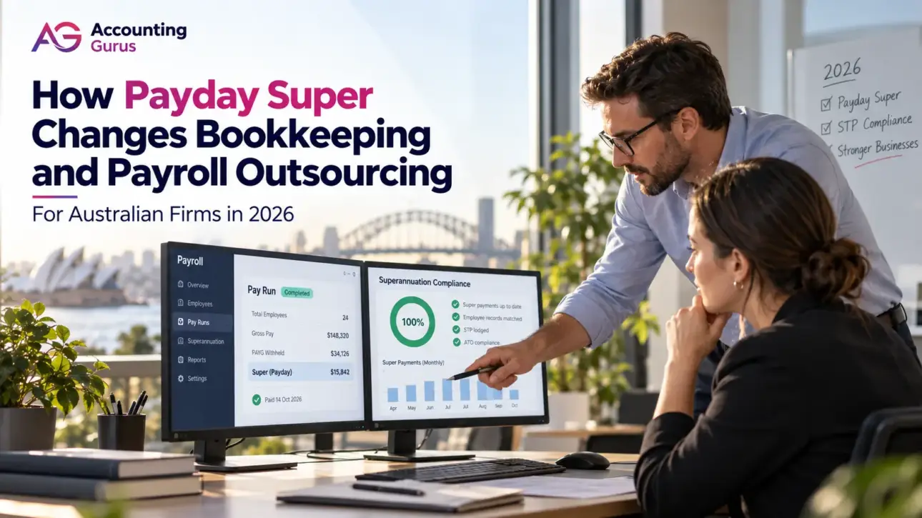 Australian accounting team managing Payday Super payroll and superannuation compliance in 2026