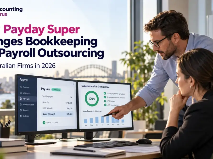 Australian accounting team managing Payday Super payroll and superannuation compliance in 2026
